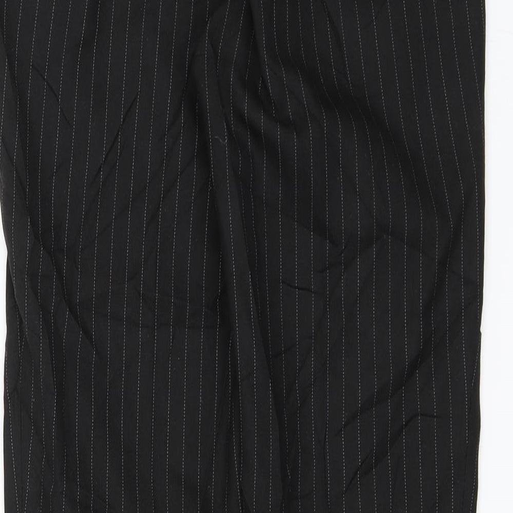 New Look Mens Black Striped  Trousers  Size 28 in L26 in