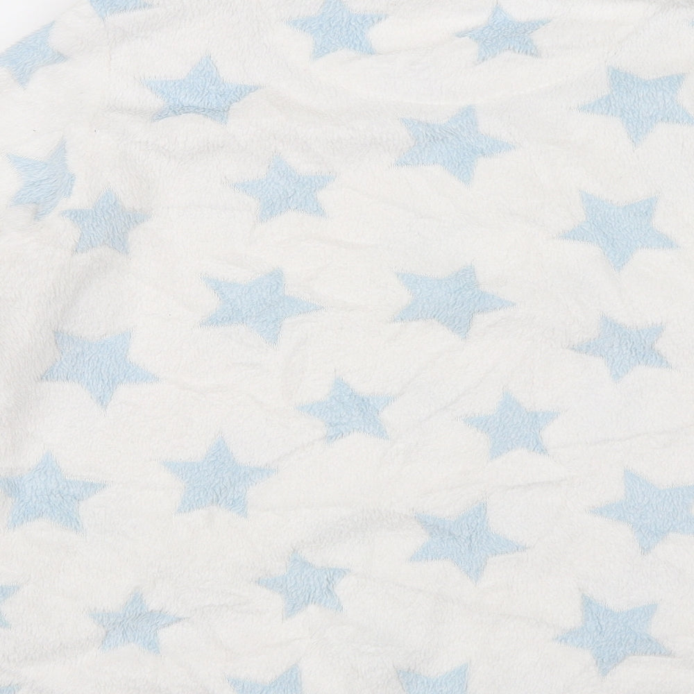 Love to Lounge Womens White Solid  Top Pyjama Top Size M  - stars