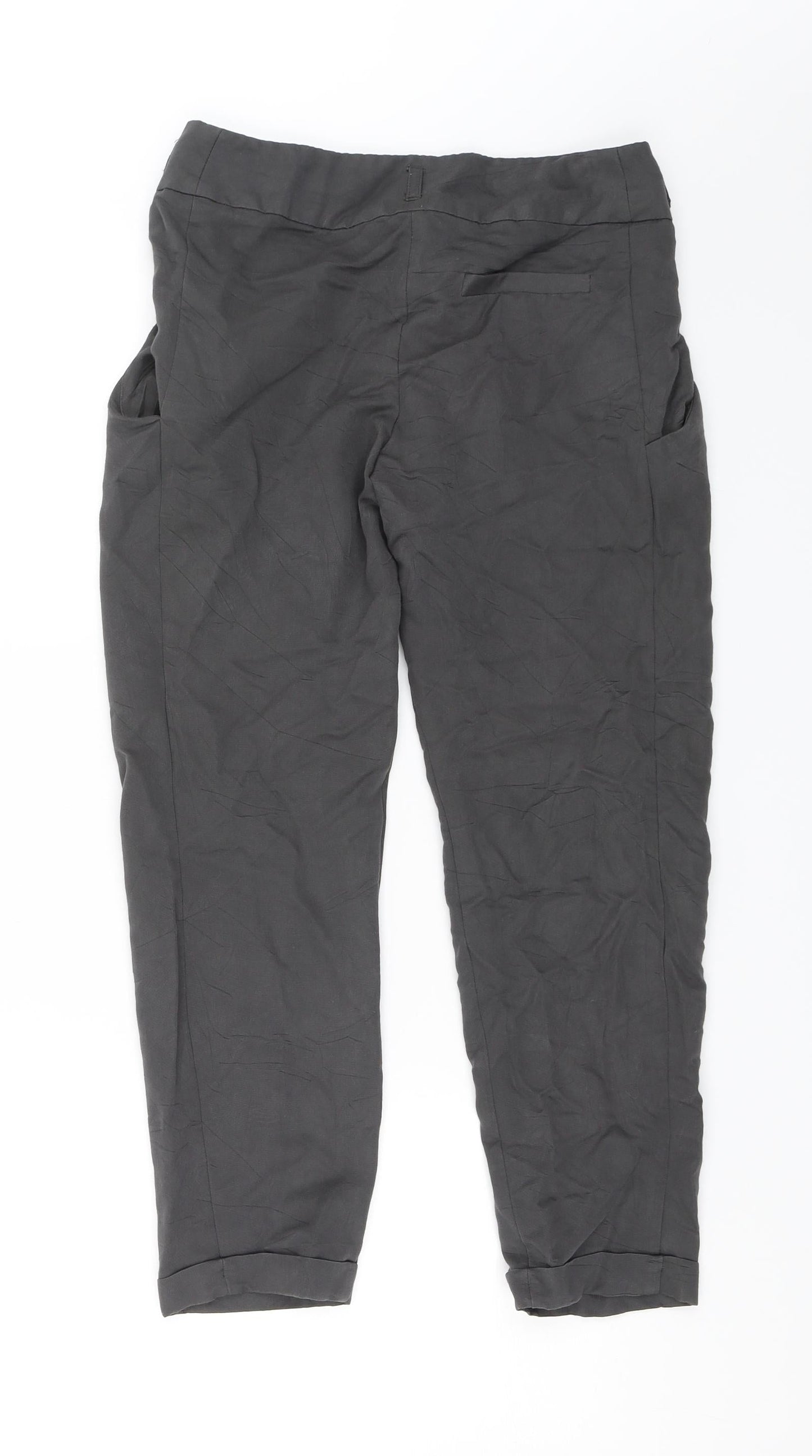 Miss Selfridge Womens Grey   Trousers  Size 8 L23 in