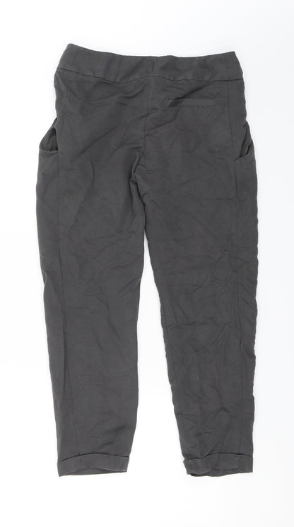 Miss Selfridge Womens Grey   Trousers  Size 8 L23 in