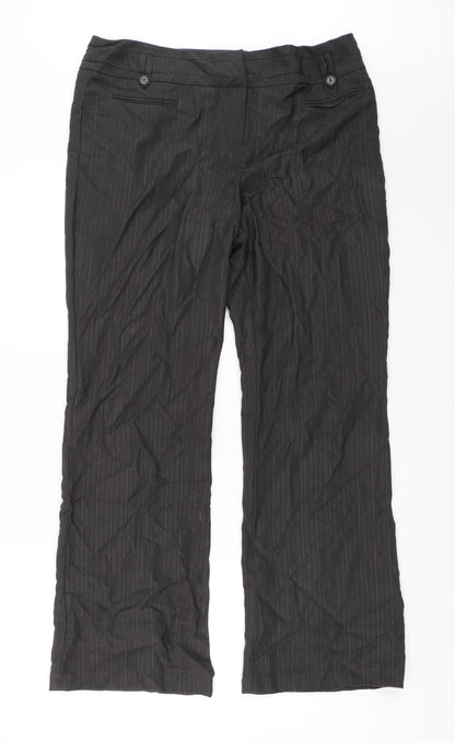 TU Womens Grey   Dress Pants Trousers Size 14 L28 in