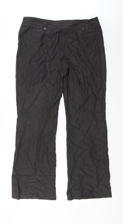 TU Womens Grey   Dress Pants Trousers Size 14 L28 in