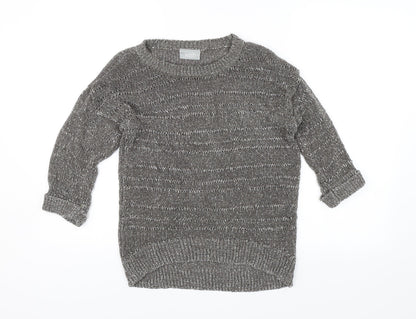 Wallis Womens Grey   Pullover Jumper Size S