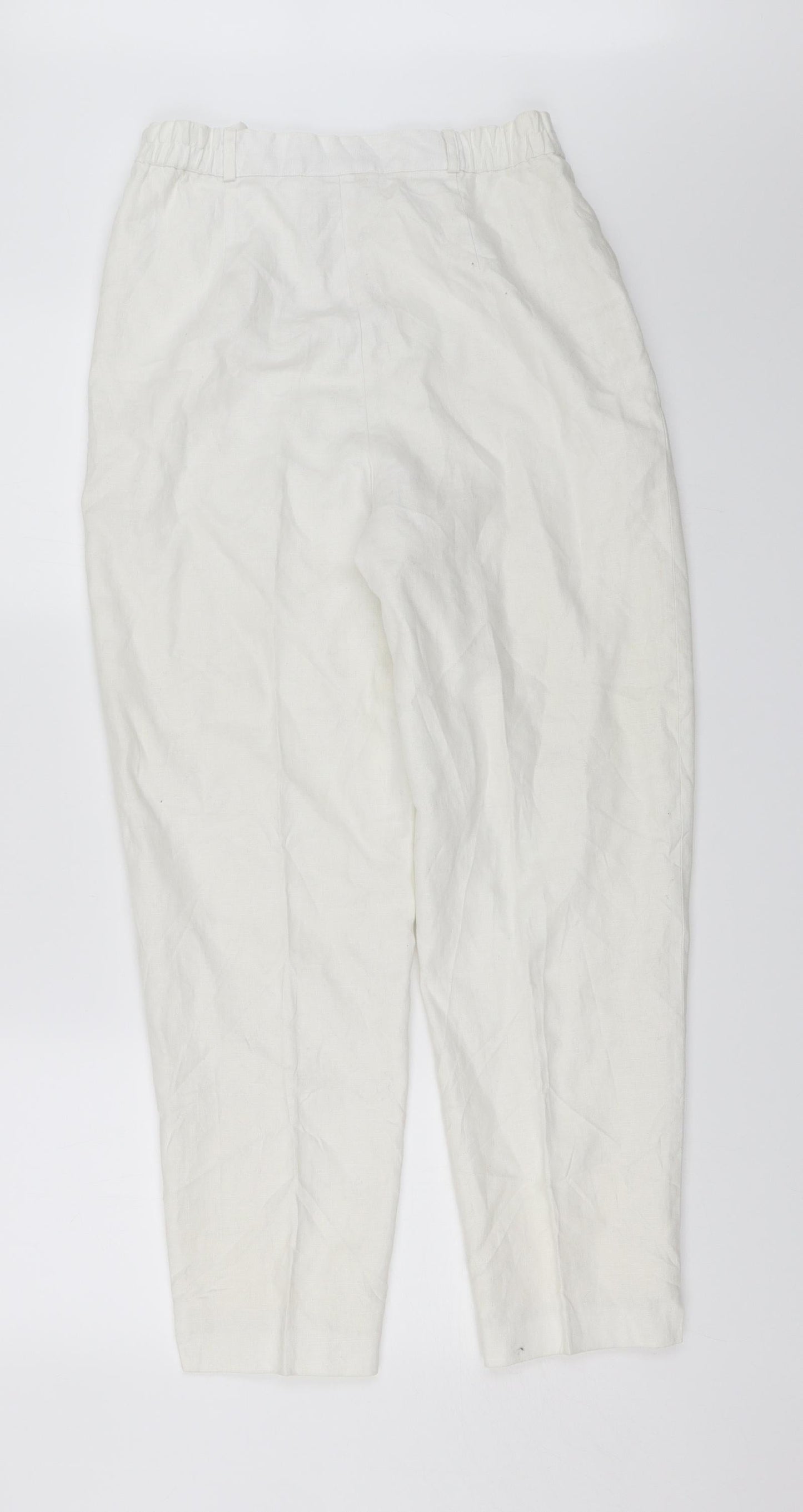 Barry Sherrard Womens White   Trousers  Size 12 L25 in