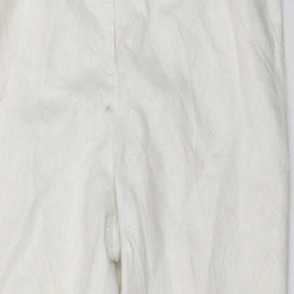 Barry Sherrard Womens White   Trousers  Size 12 L25 in