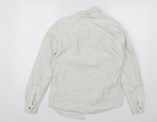 Topman Mens White    Button-Up Size S