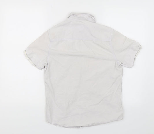 Topman Mens White    Button-Up Size XS