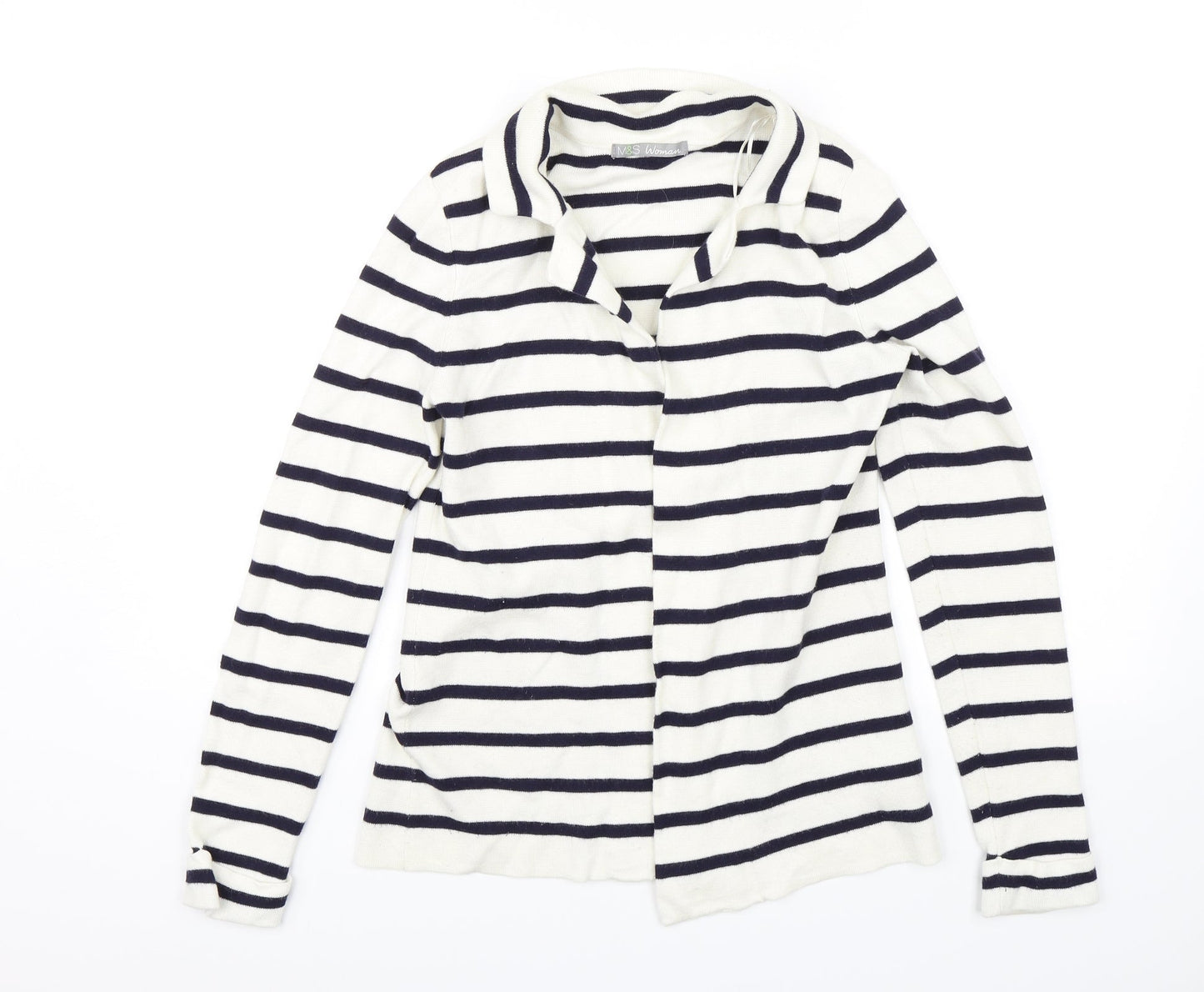 Womens UK Size 10 M&S White Jacket