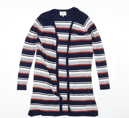 Papaya Womens Blue Striped  Jacket  Size 14