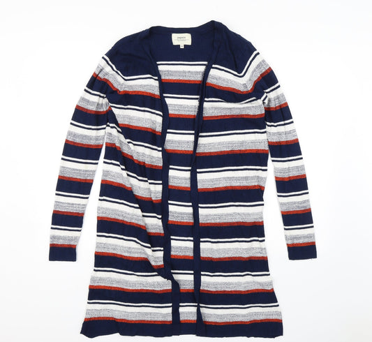 Papaya Womens Blue Striped  Jacket  Size 14