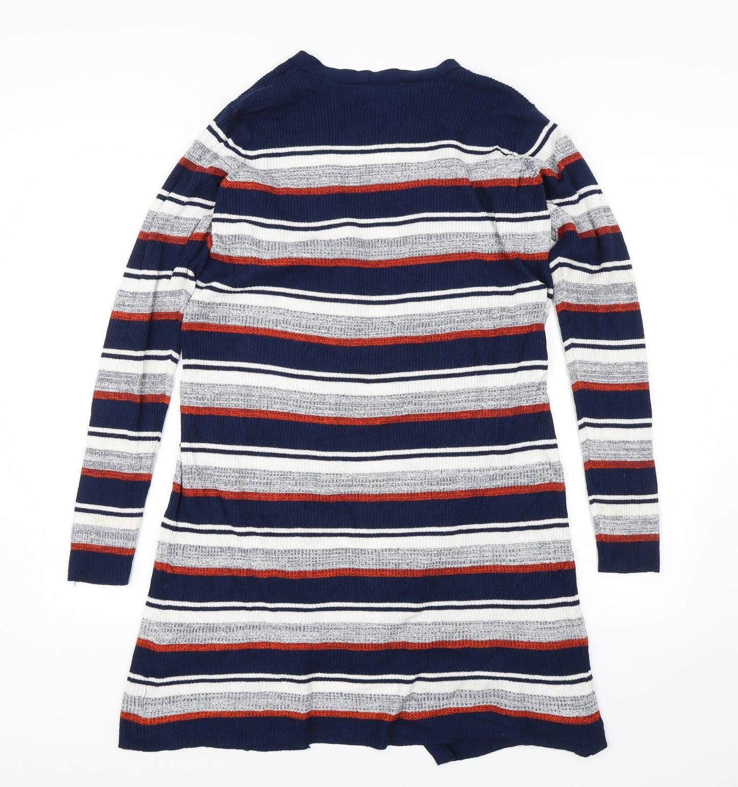 Papaya Womens Blue Striped  Jacket  Size 14