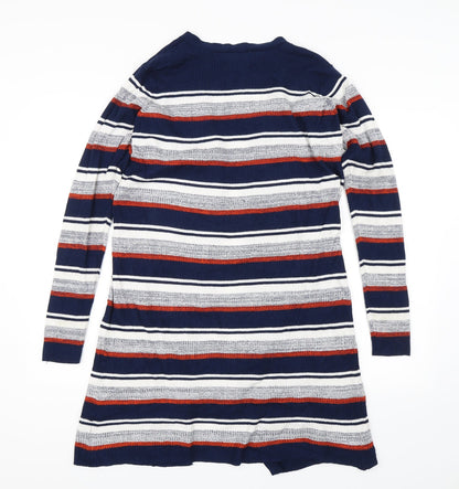 Papaya Womens Blue Striped  Jacket  Size 14