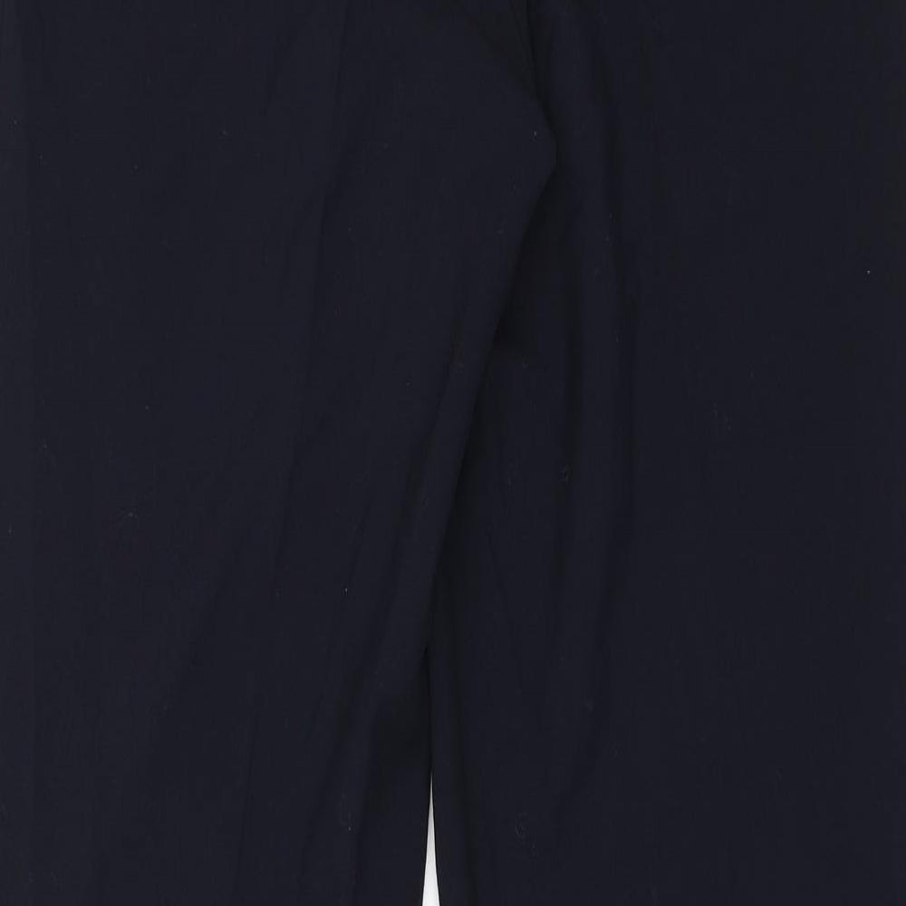 M&S Womens Blue   Dress Pants Trousers Size 10 L26 in