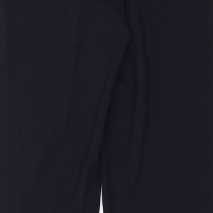 M&S Womens Blue   Dress Pants Trousers Size 10 L26 in