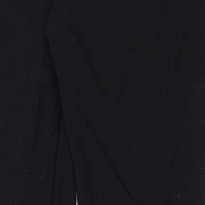 Womens UK Size 14 M&S Regular Fit Dress Pants Black Trousers