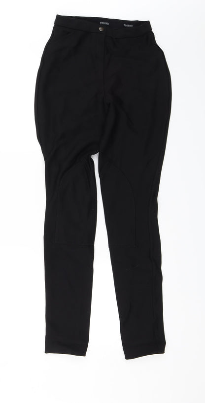 Phoenix Womens Black   Windbreaker Leggings Size 4 L29 in