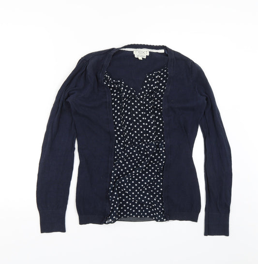 Womens UK Size 10 NEXT Blue Basic Blouse