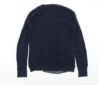 Womens UK Size 10 NEXT Blue Basic Blouse