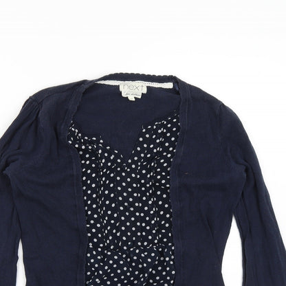 Womens UK Size 10 NEXT Blue Basic Blouse