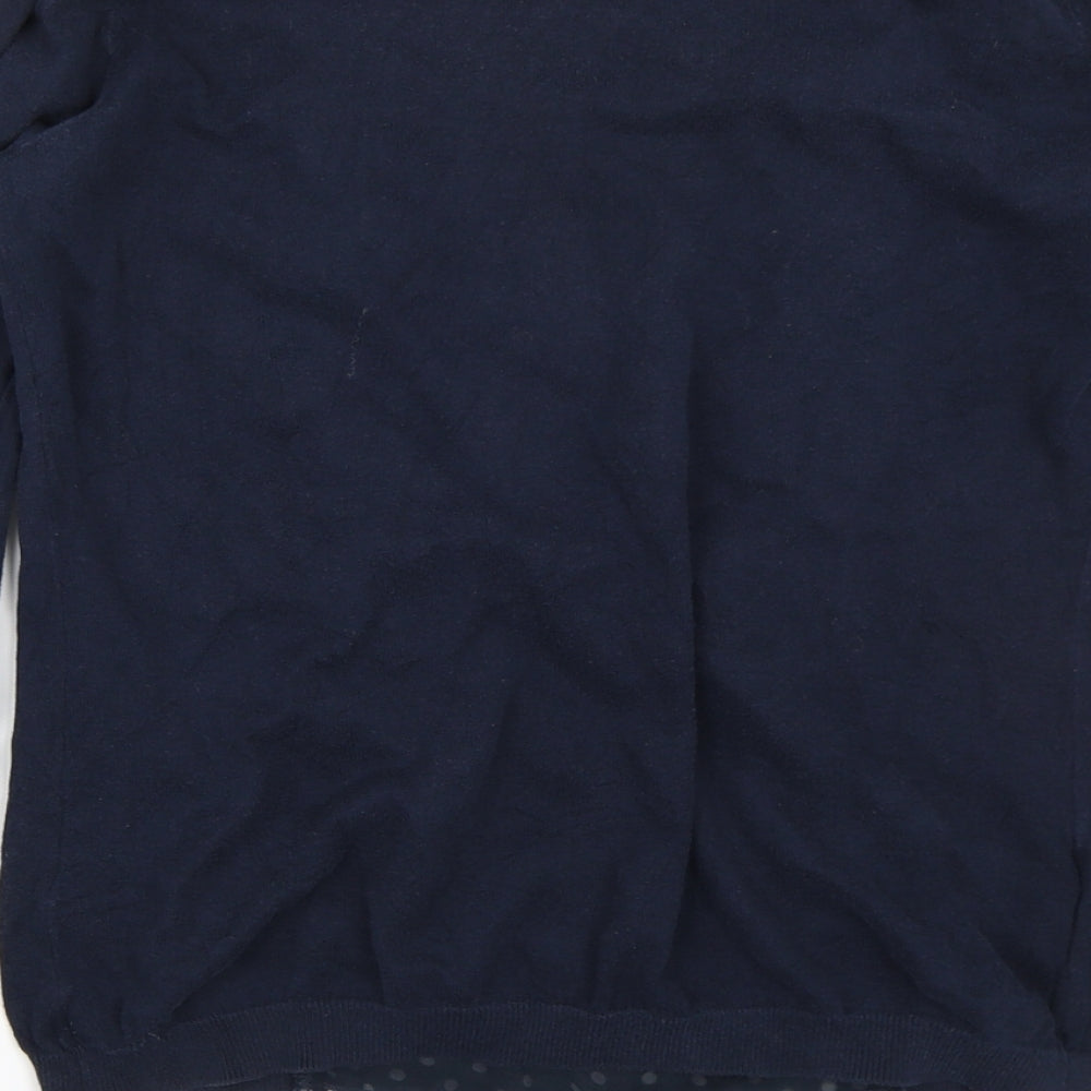 Womens UK Size 10 NEXT Blue Basic Blouse