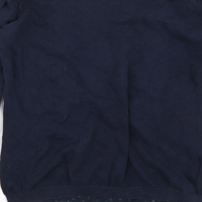 Womens UK Size 10 NEXT Blue Basic Blouse