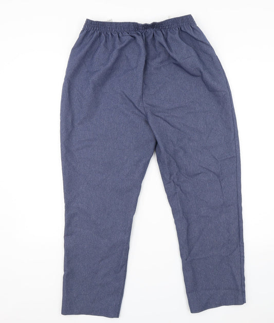 Berkertex Womens Blue   Chino Trousers Size 14 L23 in