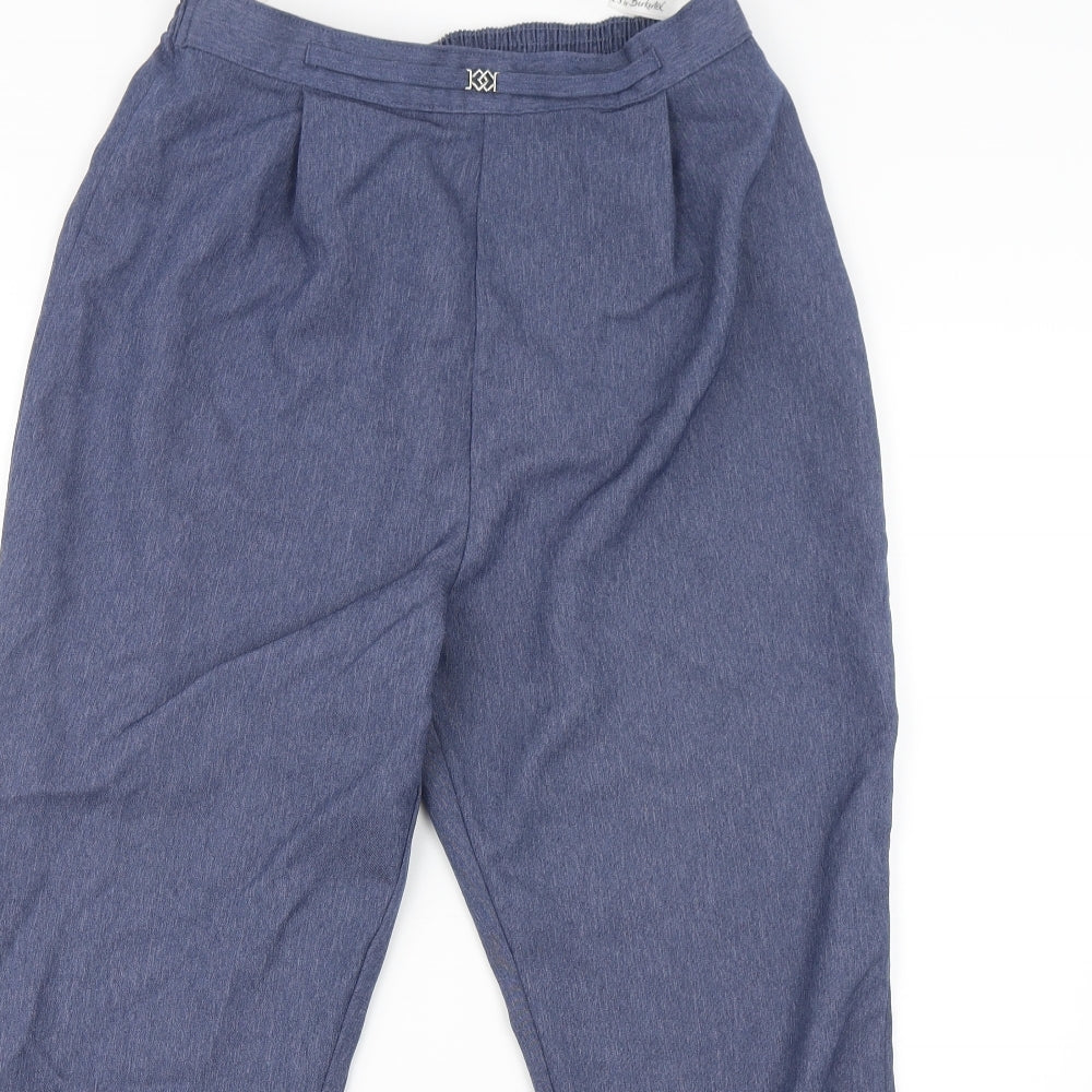 Womens UK Size 14 Berkertex Regular Fit Chino Blue Trousers