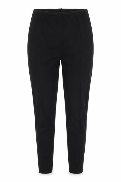 Womens UK Size 26 in Preworn Regular Fit Dress Pants Black Trousers