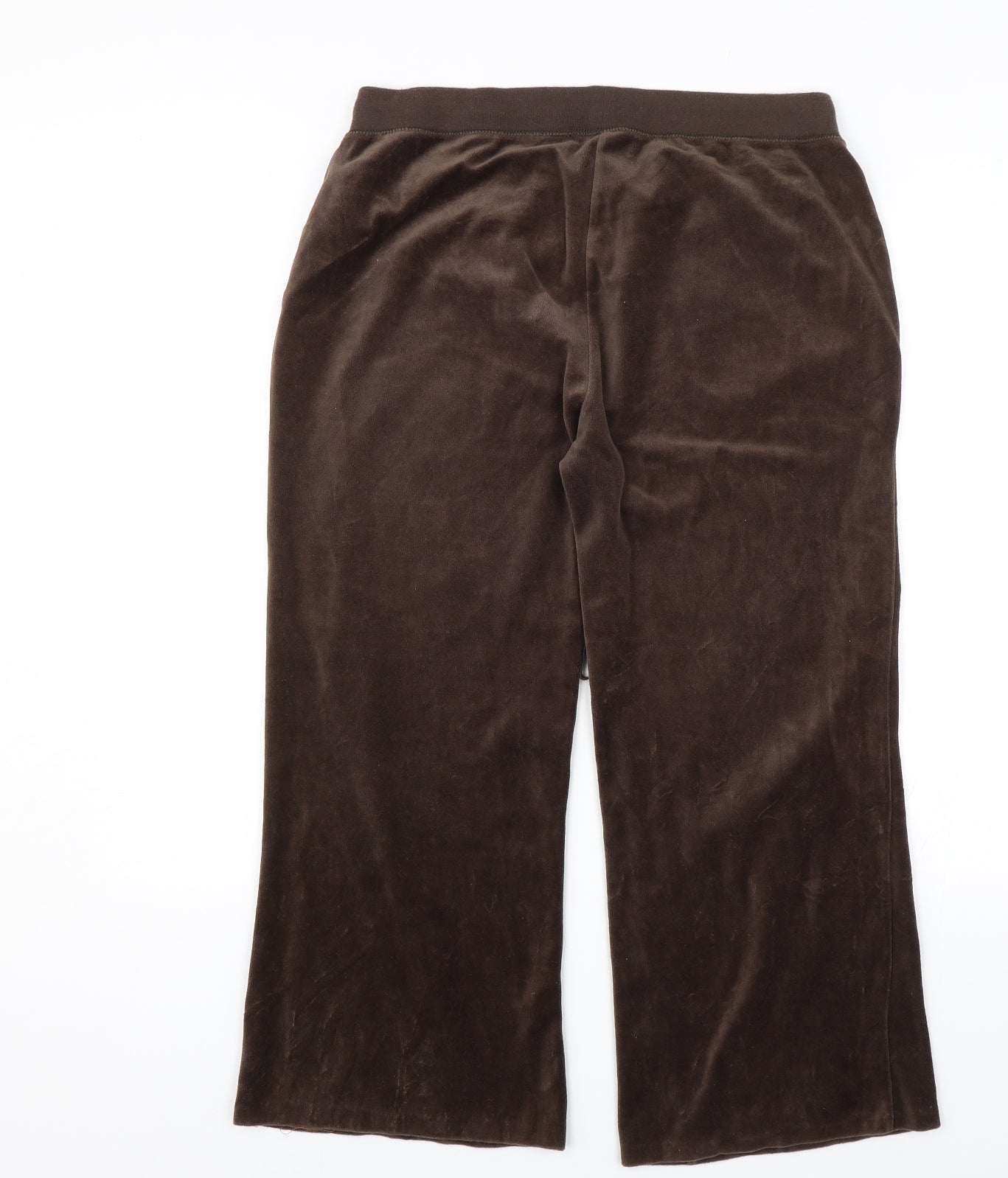 Womens UK Size 18 Denim & Co. Regular Fit Sweatpants Brown Trousers
