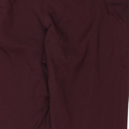 Afibel Womens Red   Trousers  Size 38 in L29 in