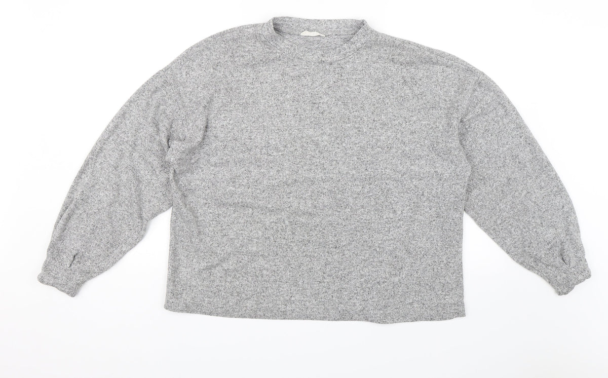 Stradivarius Womens Grey   Pullover Jumper Size S