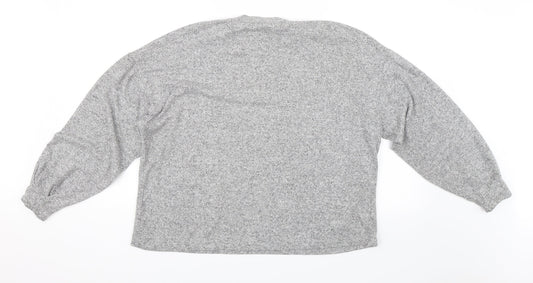 Stradivarius Womens Grey   Pullover Jumper Size S