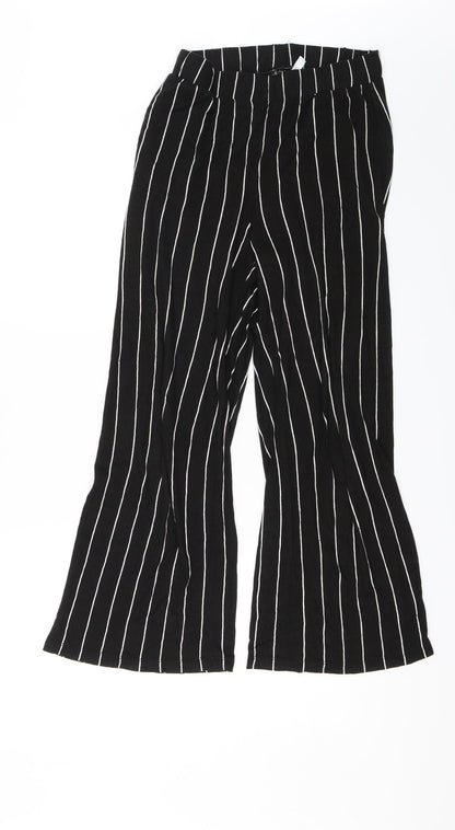 Womens UK Size S Divided Regular Fit  Black Trousers