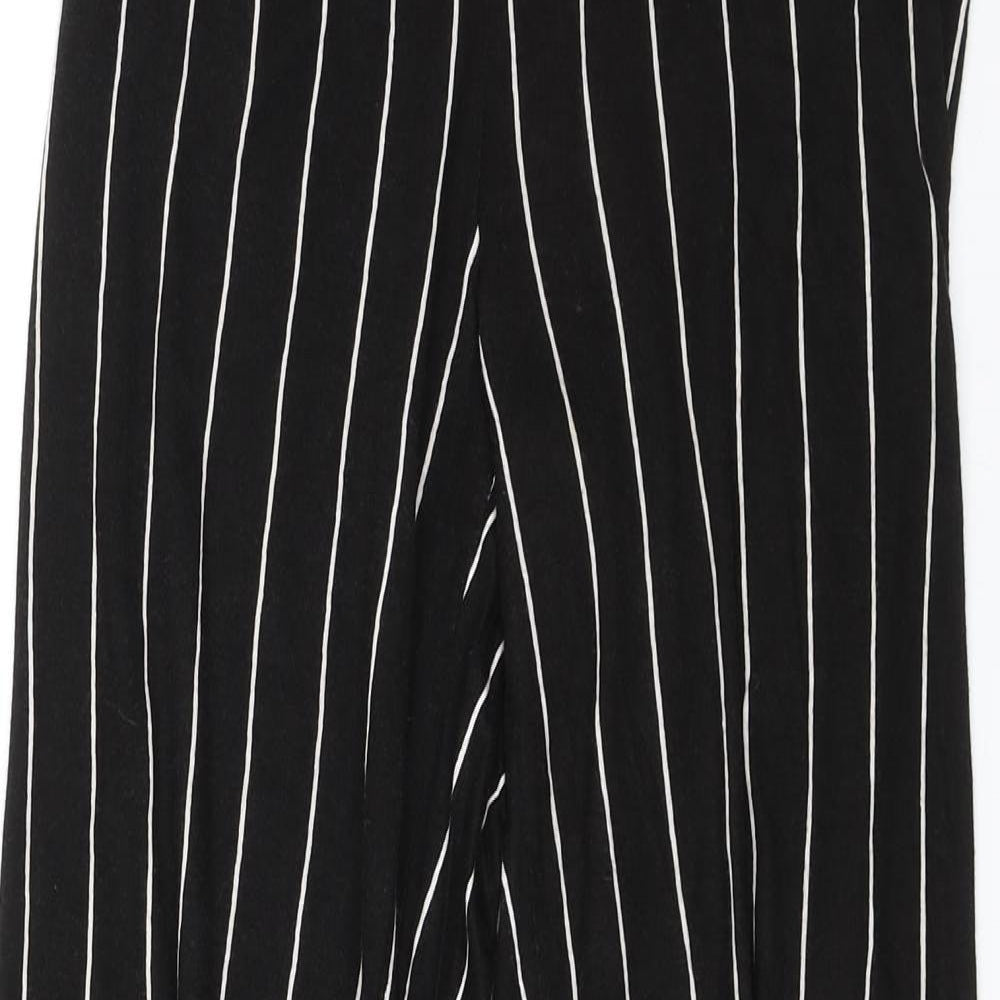 Womens UK Size S Divided Regular Fit  Black Trousers