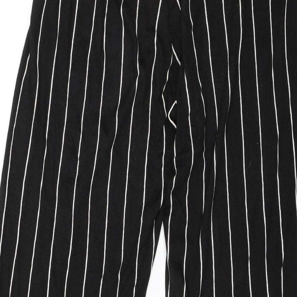 Womens UK Size S Divided Regular Fit  Black Trousers