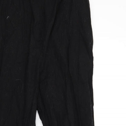 ASOS Womens Black   Capri Trousers Size 16 L27 in