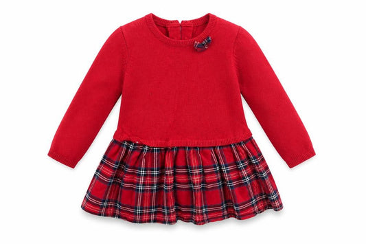 H&M Girls Red   Jumper Dress  Size 3-6 Months