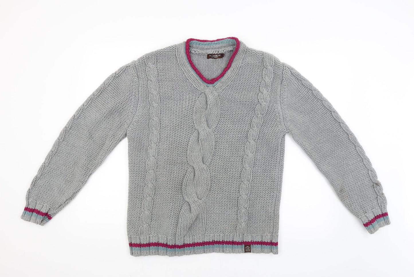 st george Womens Grey   Pullover Jumper Size M