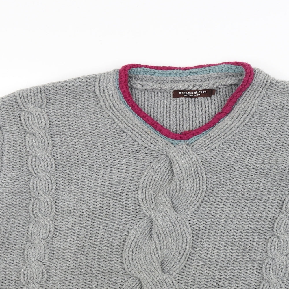 st george Womens Grey   Pullover Jumper Size M