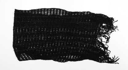Preworn Womens Black    Shawl/Wrap