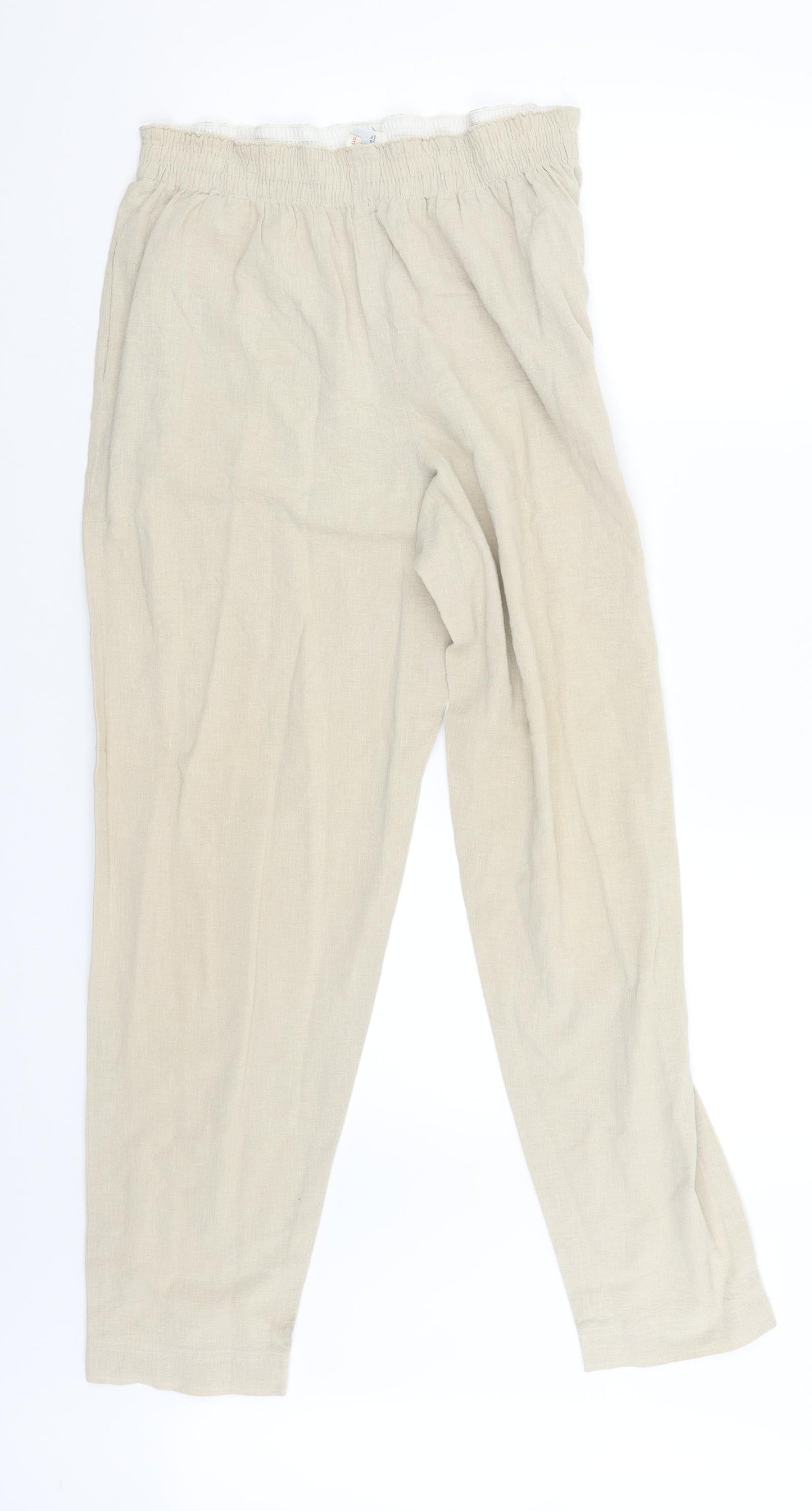 jane dickinsomn Womens Beige   Jogger Trousers Size 14 L28 in
