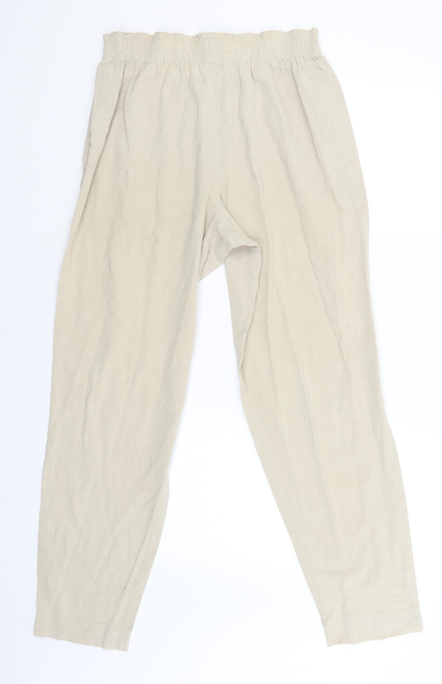jane dickinsomn Womens Beige   Jogger Trousers Size 14 L28 in