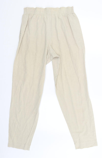 jane dickinsomn Womens Beige   Jogger Trousers Size 14 L28 in