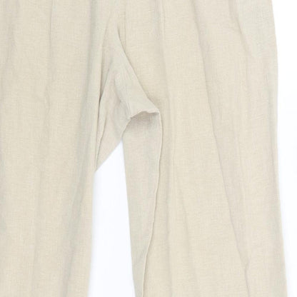 jane dickinsomn Womens Beige   Jogger Trousers Size 14 L28 in