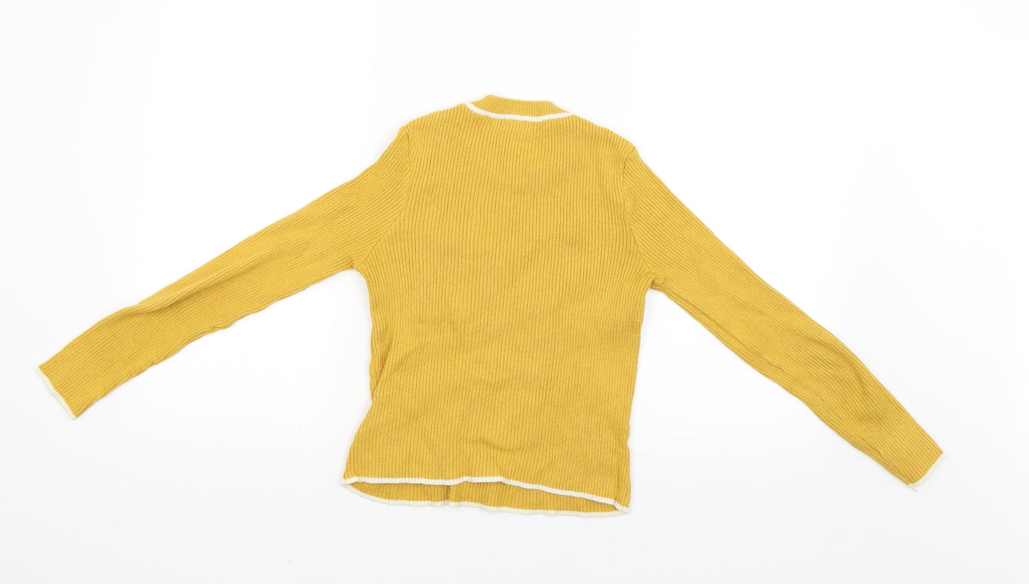 Cooperative Womens Yellow   Pullover Jumper Size XS