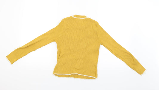 Cooperative Womens Yellow   Pullover Jumper Size XS