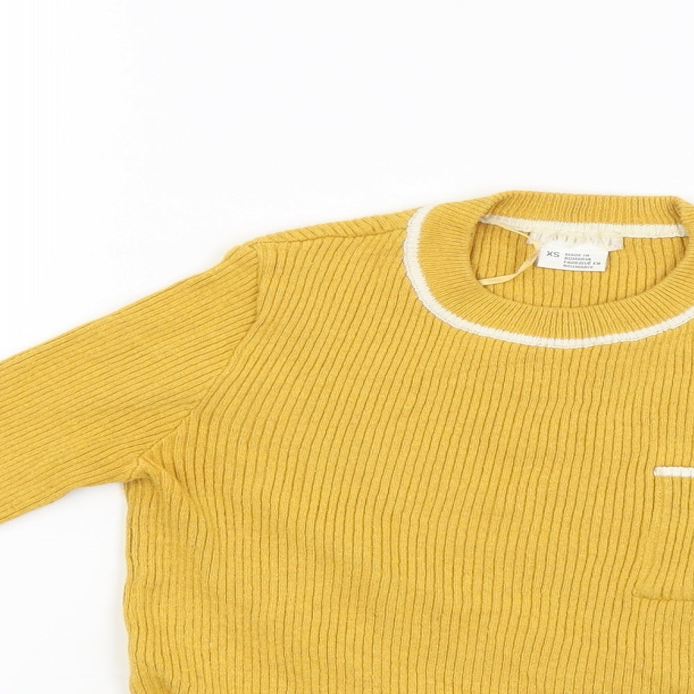 Cooperative Womens Yellow   Pullover Jumper Size XS