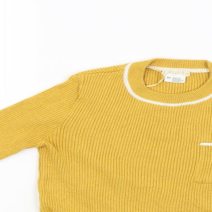 Cooperative Womens Yellow   Pullover Jumper Size XS