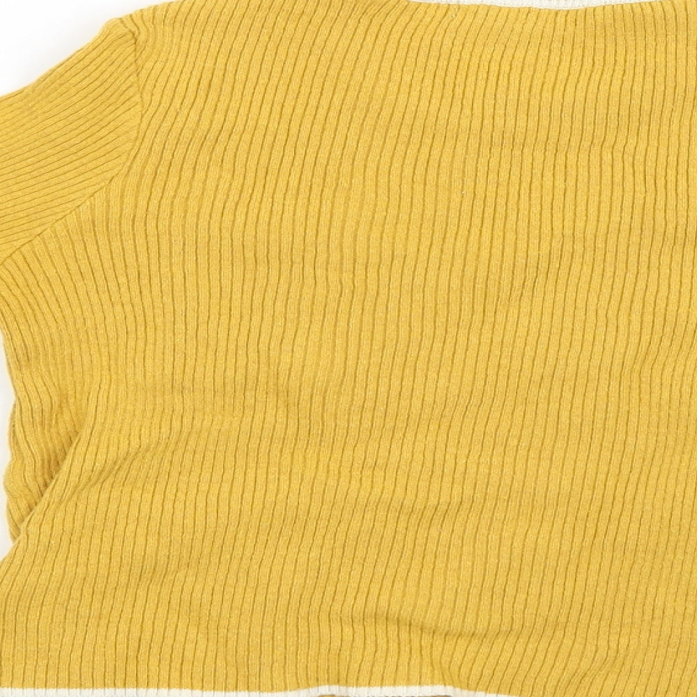 Cooperative Womens Yellow   Pullover Jumper Size XS
