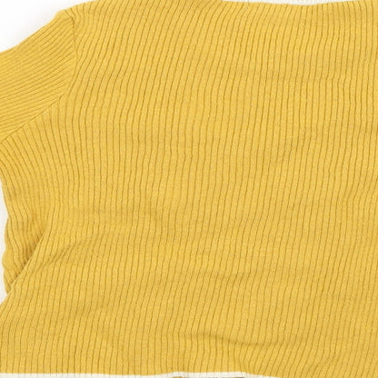 Cooperative Womens Yellow   Pullover Jumper Size XS